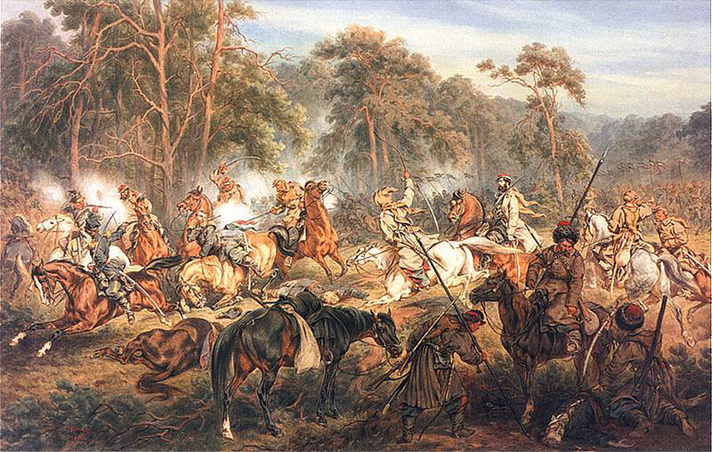 „Bitwa pod Ignacewem” obraz Juliusza Kossaka … Więcej 1.-150-rocznica