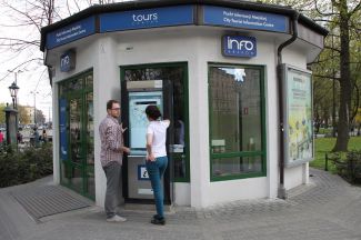 Informat w punkcie przy ul. Szpitalnej Informat w punkcie przy ul. Szpitalnej