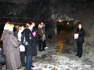 Grupa pracowników biur podróży z Sankt-Petersburgu w Wieliczce