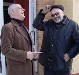 Od lewej Antoni Kobielas i Mieczysław Tokarski…Więcej » Od lewej Antoni Kobielas i Mieczysław Tokarski…Więcej »