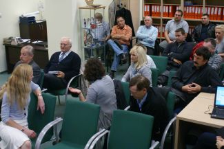 Dyskusja była gorąca … Więcej Dyskusja była gorąca do samego końca spotkania / fot.: M. Perzyński