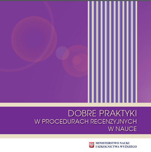 Dobre praktyki w procedurach recenzyjnych w nauce