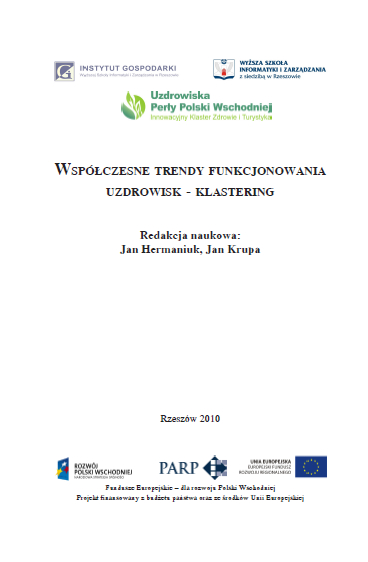 Współczesne trendy funkcjonowania uzdrowisk - klastering
