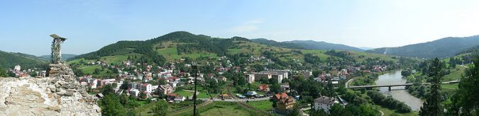Panorama Muszyny z góry Baszty / fot.: Dobromila Panorama Muszyny z góry Baszty / fot.: Dobromila